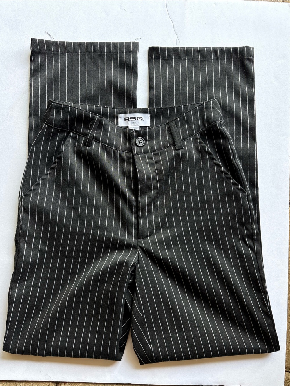 RSQ Alt Pinstripe Straight Leg Trousers